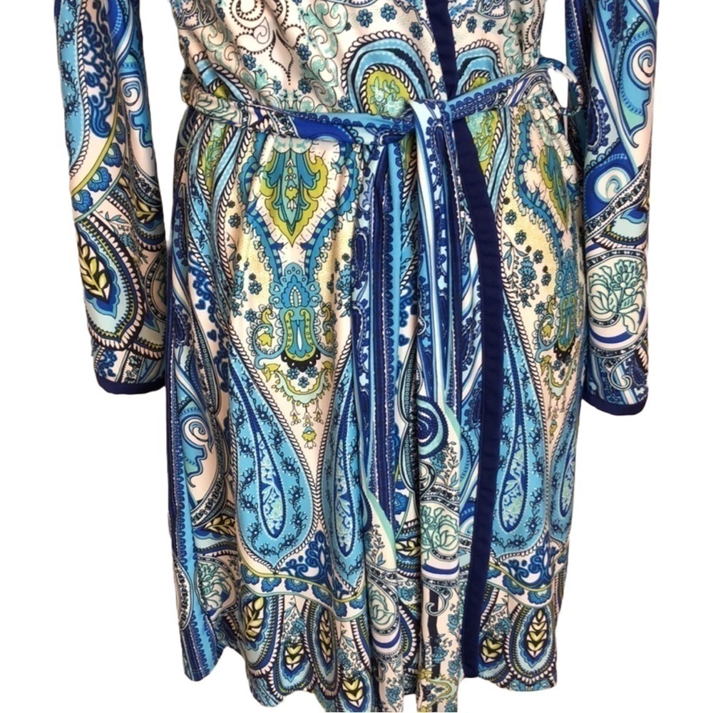 Linea Donatello Paisley Light Weight Robe S/M - Picture 6 of 9